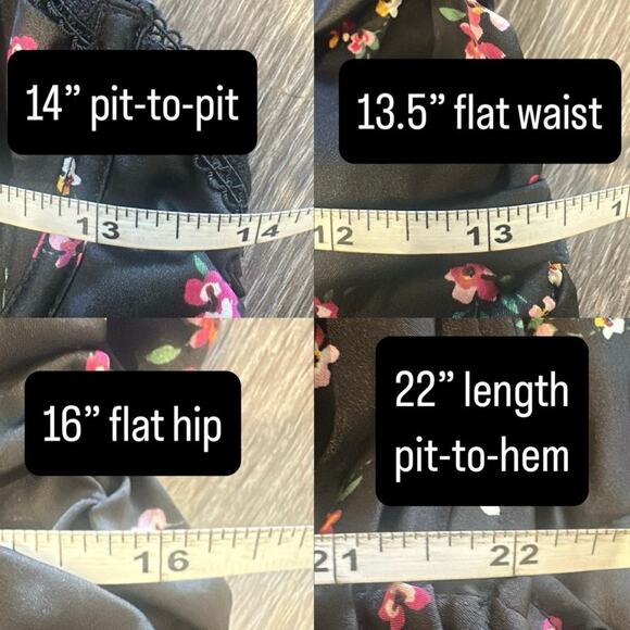 For Love and Lemons Pansy Floral Black Satin Lace Mini Dress Ruched Bodycon Club - Picture 11 of 11